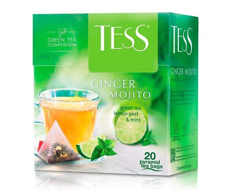 Чай зеленый Ginger Mojito, 20 пирамидок, Tess