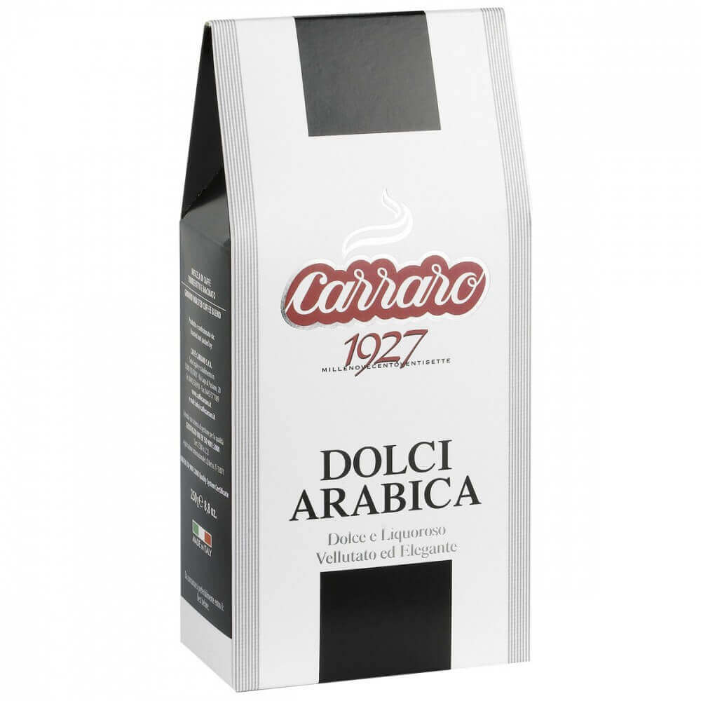 Кофе Carraro "Dolci arabica", молотый, картонная коробка, 250 гр