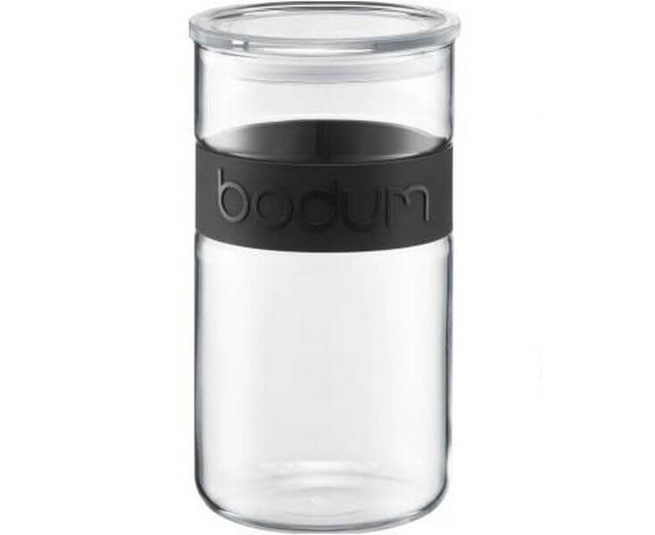 Банка для хранения Presso, 2 л, черная, Bodum