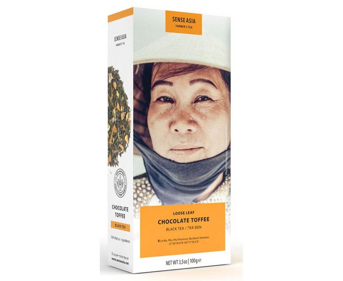 Черный чай Шоколадные Ириски "Farmer's Tea" collection, 100 г, Sense Asia