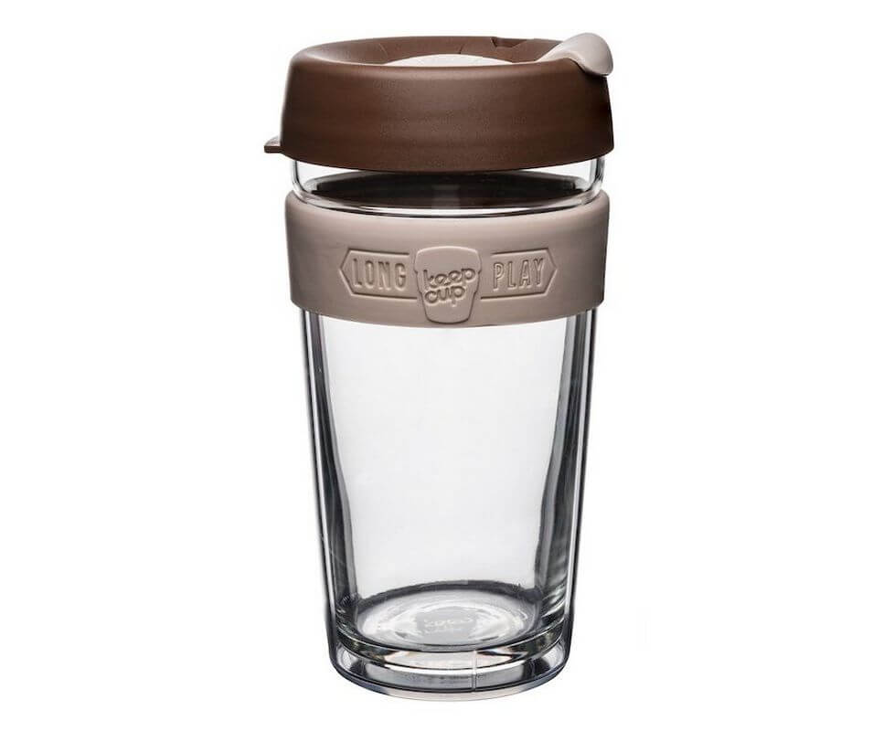 Кружка Longplay Roast, 454 мл, цвет шоколад, стекло, KeepCup