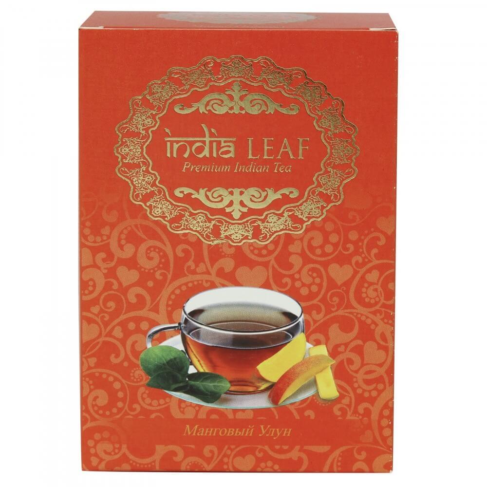 Чай India leaf "Манговый улун", зеленый с добавками, 100 гр