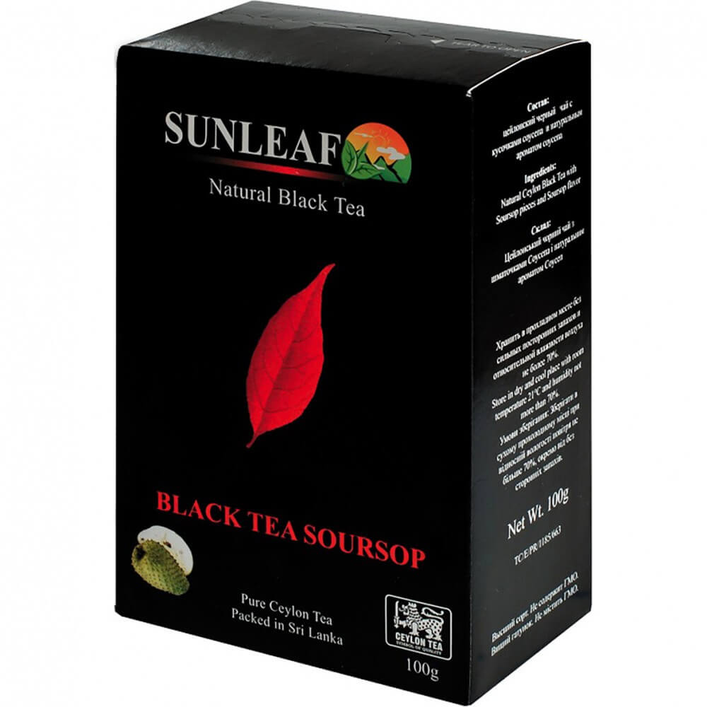 Чай Sunleaf "Саусеп", чёрный крупнолистовой с добавками, 100 гр