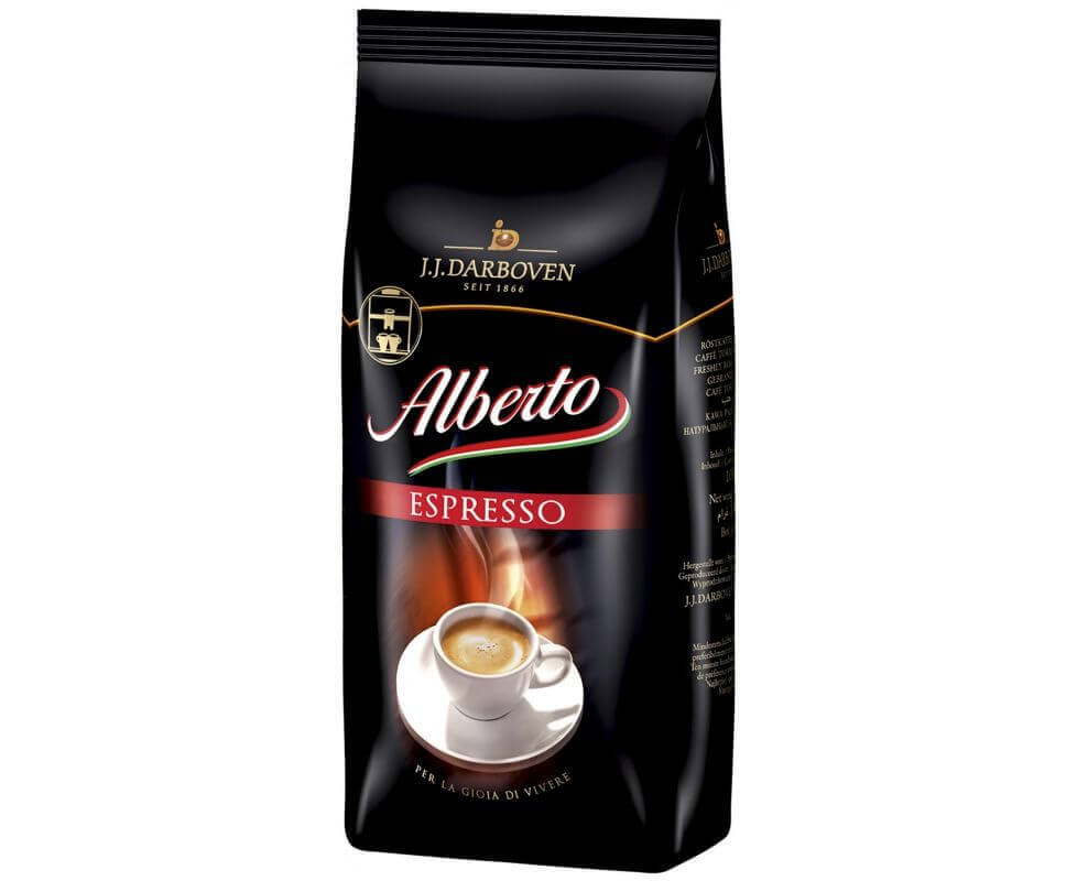 Кофе в зернах Alberto Espresso, в/у 1 кг, Darboven