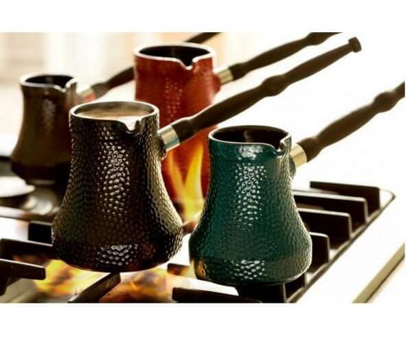 Керамическая турка Ibriks Hammered, 500 мл, красная, Ceraflame