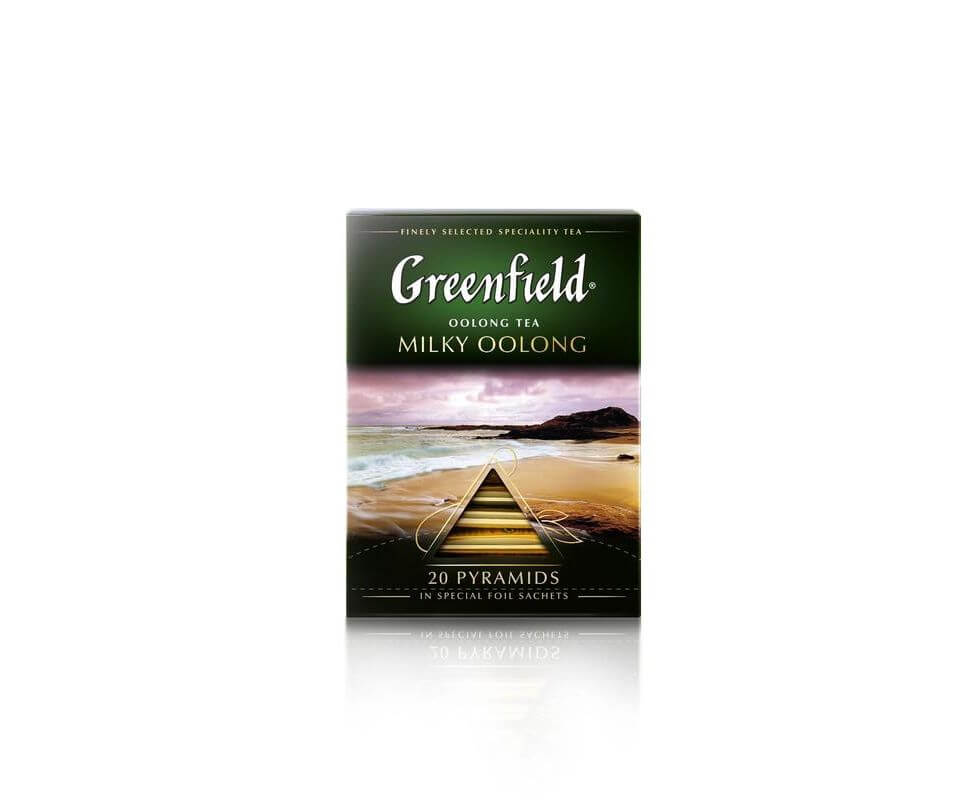 Чай зеленый Milky Oolong, 20 пирамидок, Greenfield