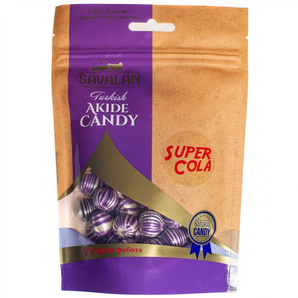 Конфеты Savalan "Turkish Akide Candy | Кока кола", 200 гр