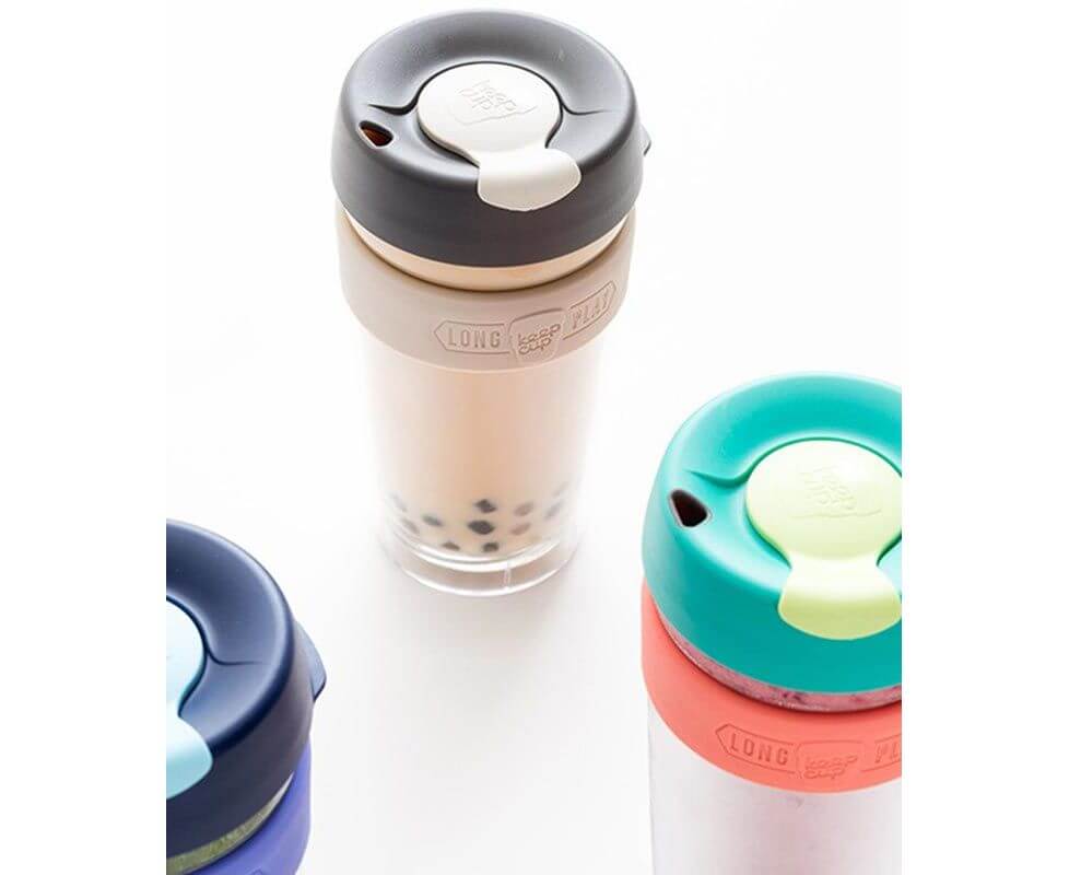 Кружка Longplay Chai, 454 мл, черная, стекло, KeepCup