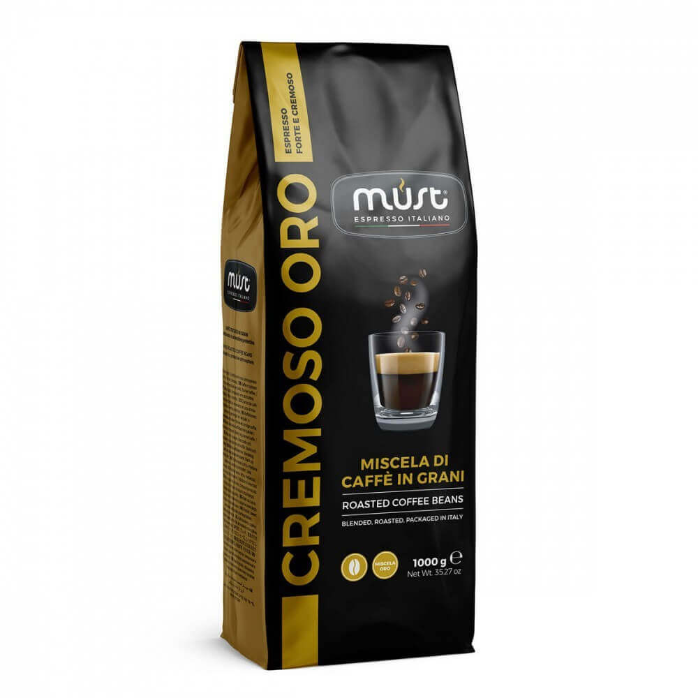 Кофе Must "Cremoso oro", в зернах, 1000 гр