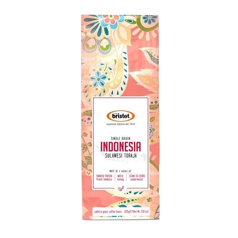 Кофе Bristot "Indonesia Toraja", в зернах, 225 гр