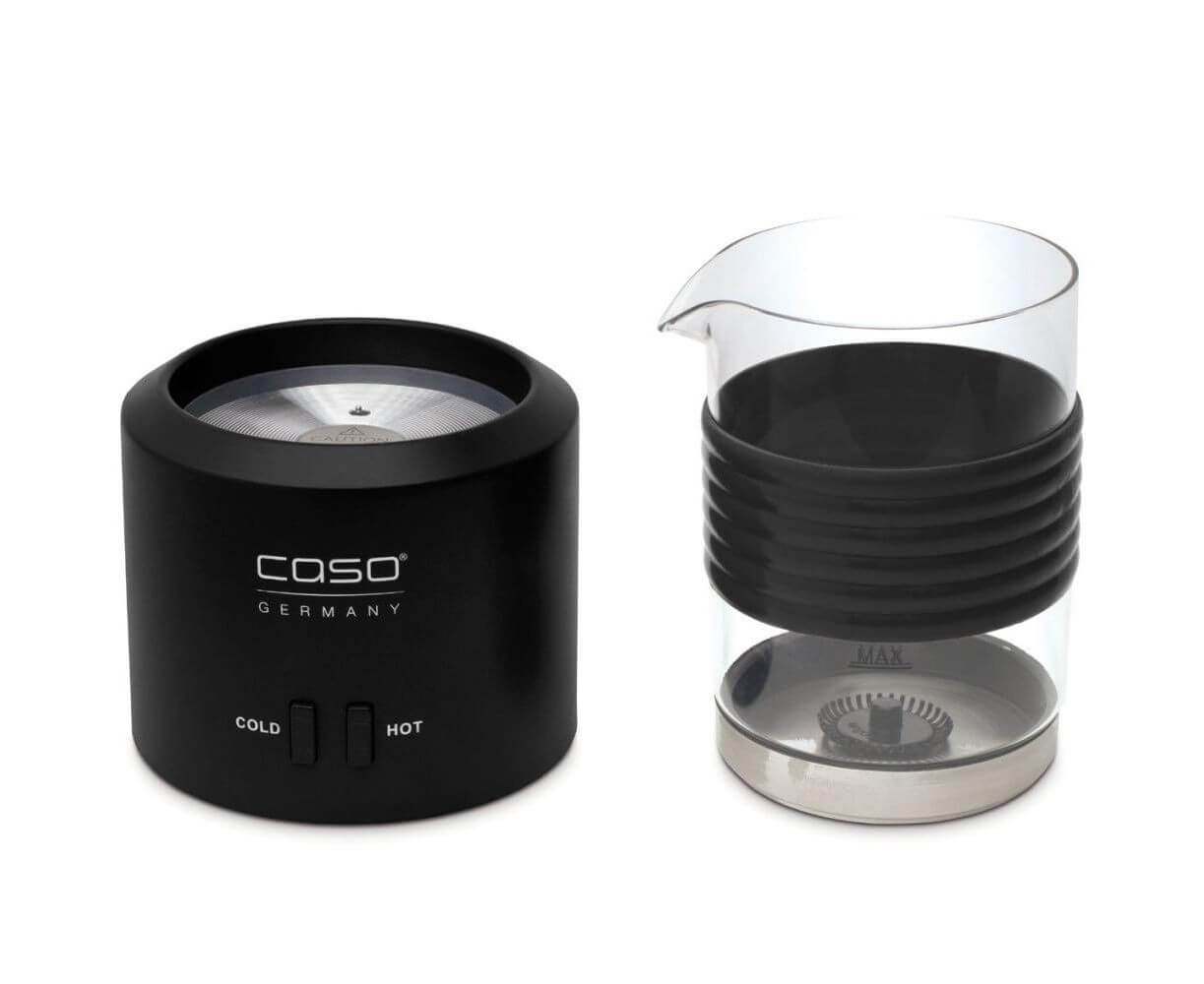 Пеновзбиватель Crema Glas black, Caso