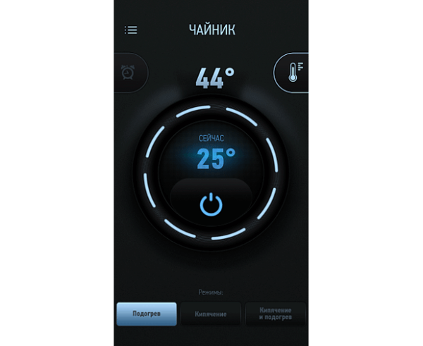 Умный чайник SkyKettle M171S, 1.7 л, черный, нержавеющая сталь, REDMOND