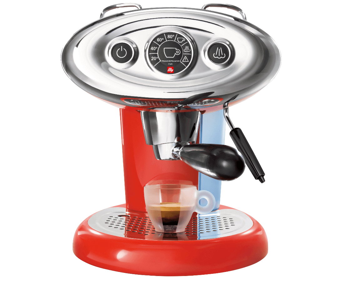 Кофеварка рожковая Francis Francis X7, красная, Illy