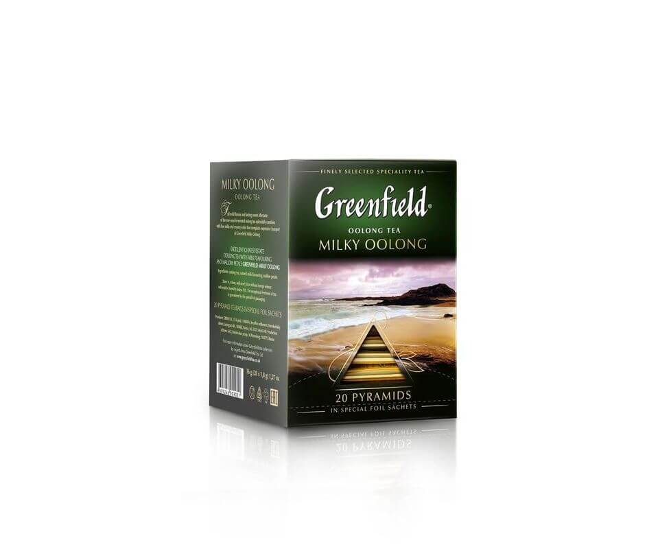 Чай зеленый Milky Oolong, 20 пирамидок, Greenfield