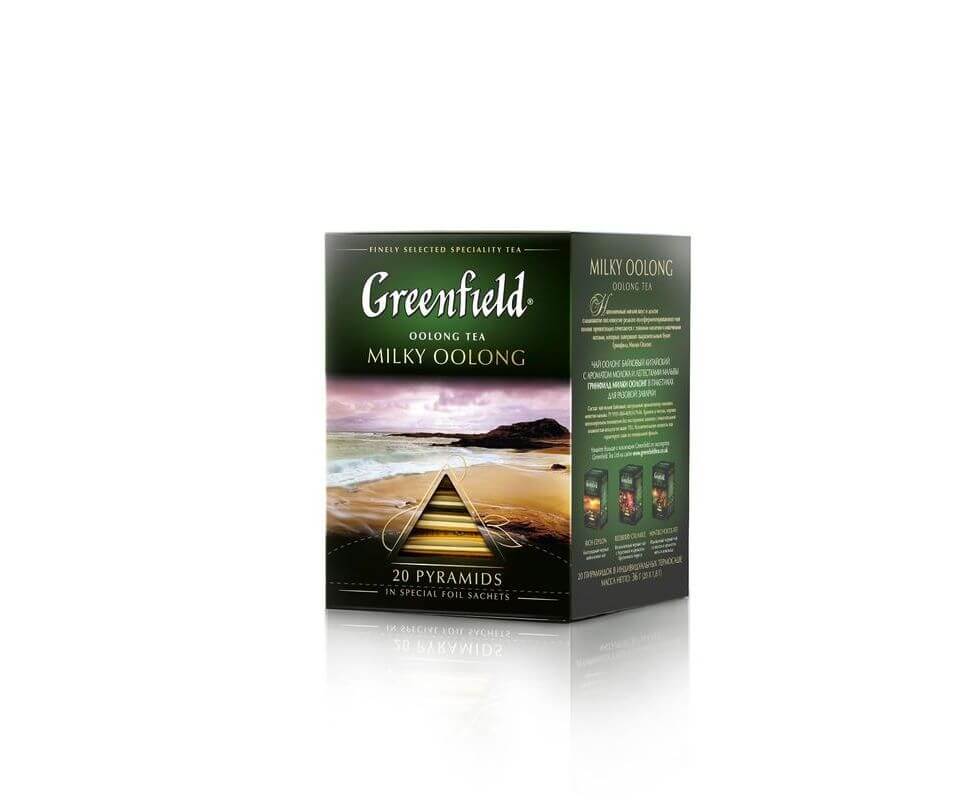 Чай зеленый Milky Oolong, 20 пирамидок, Greenfield
