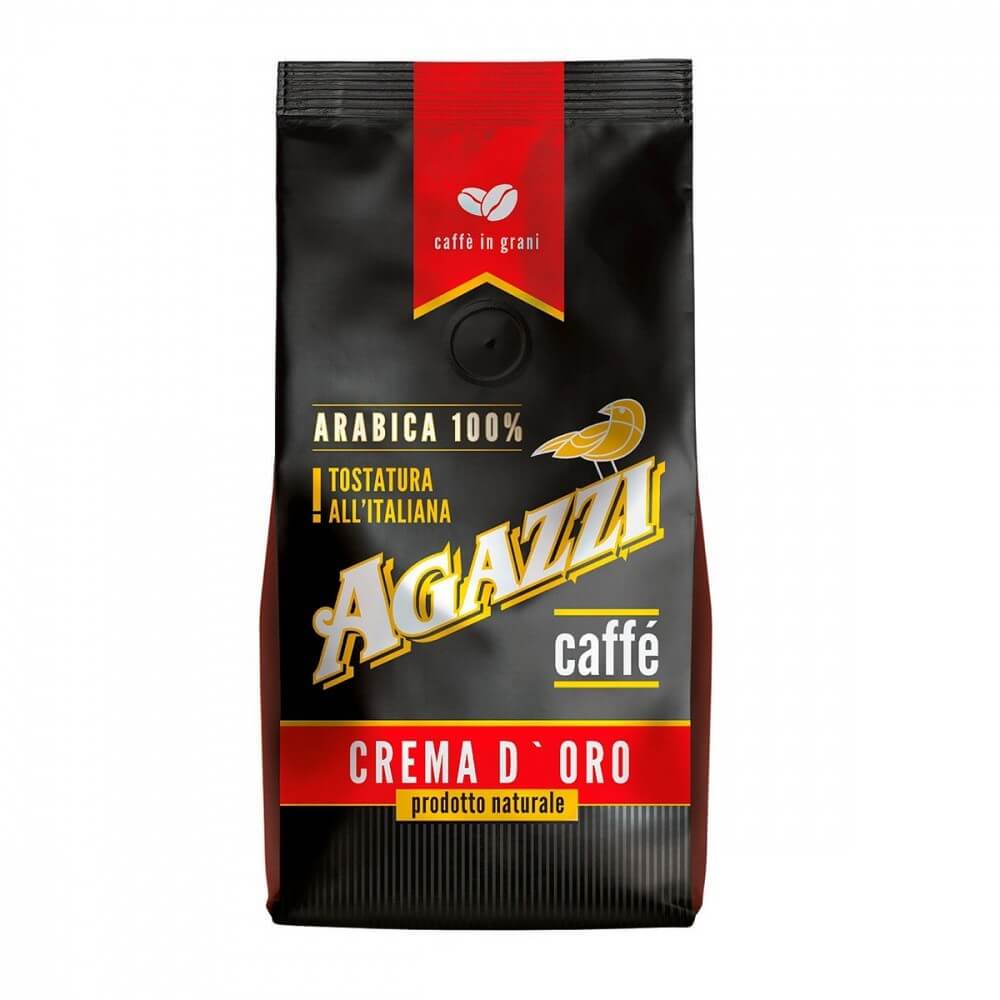 Кофе Agazzi "Crema D'ORO", в зёрнах, 200 гр