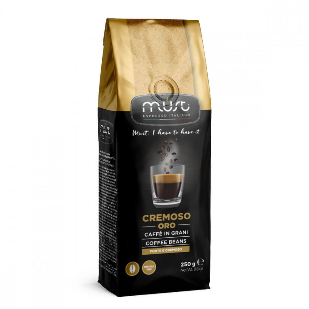 Кофе Must "Cremoso oro", в зернах,250 гр