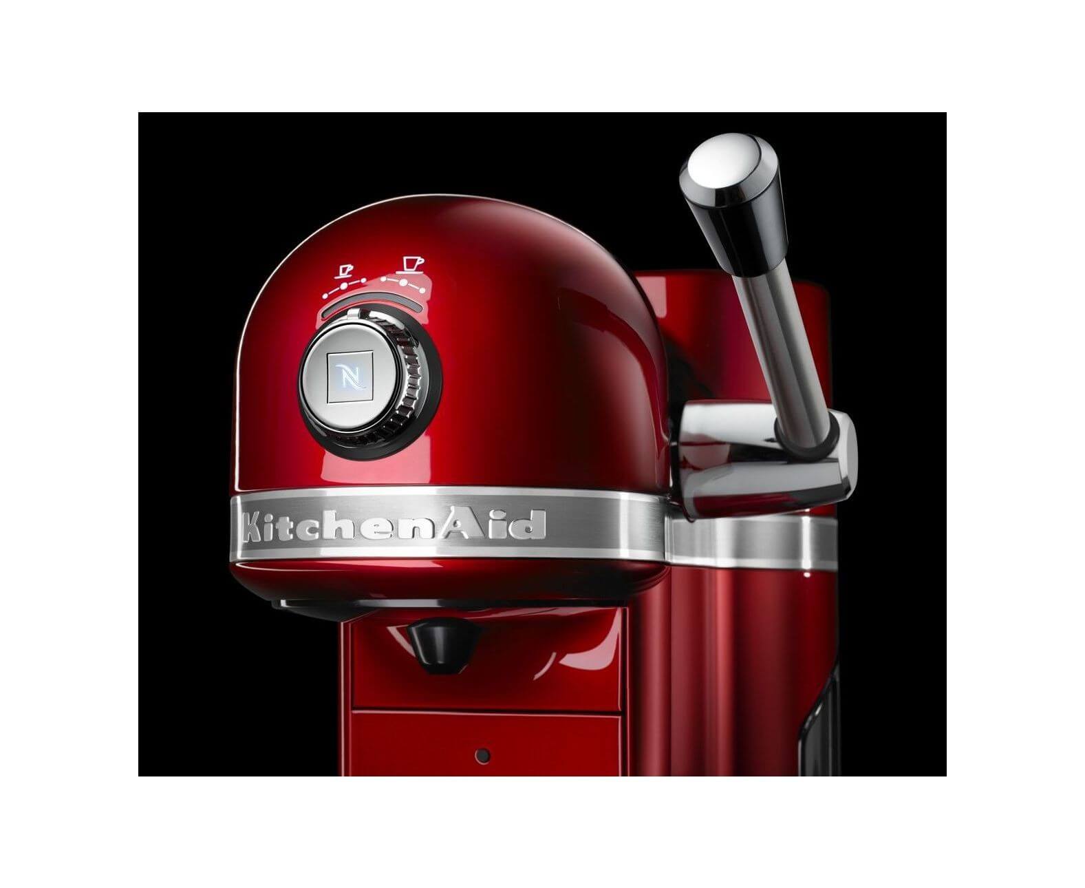 Кофеварка капсульная Artisan Nespresso и Aeroccino, красная, 5KES0504EER, KitchenAid