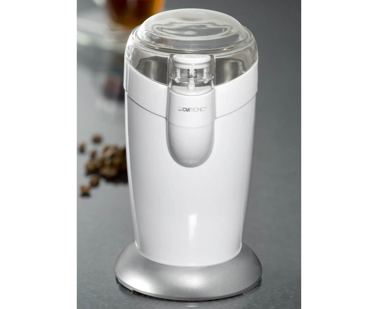 Кофемолка KSW 3306, белая, Clatronic
