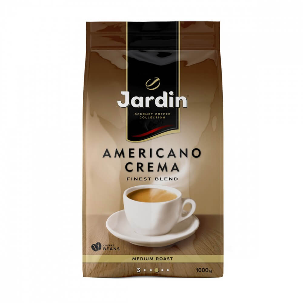 Кофе Jardin "Americano Crema", в зёрнах, 1000 гр