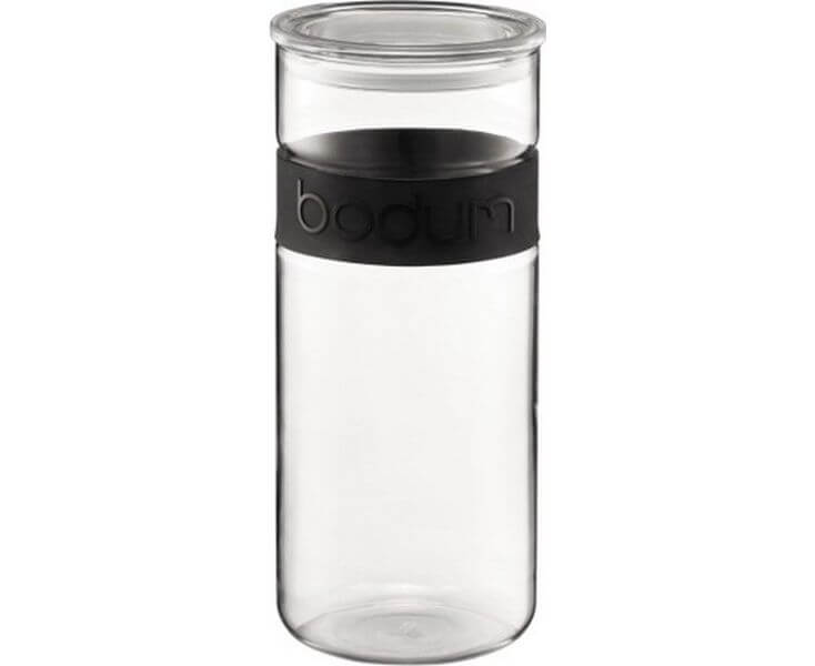 Банка для хранения Presso, 2.5 л, черная, Bodum