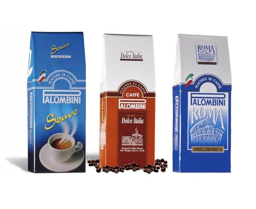 Кофе в зернах DOLCE ITALIA, 1 кг, Palombini