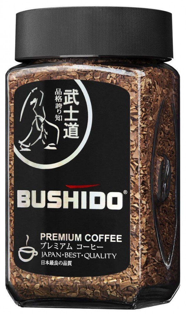 Кофе Bushido "Black Katana", растворимый, 100 гр