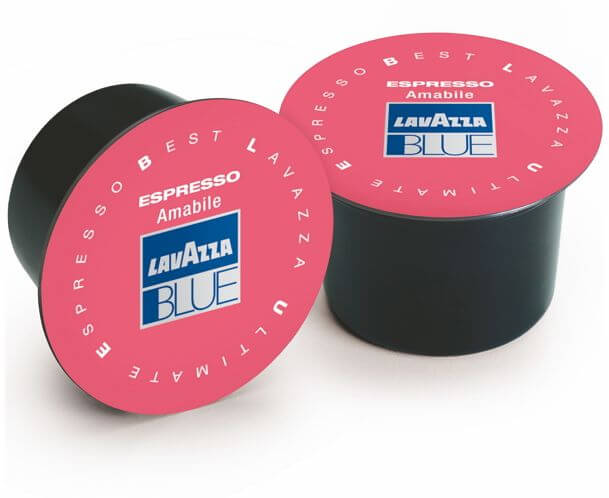 Кофе молотый в капсулах BLUE Espresso Amabile, Lavazza