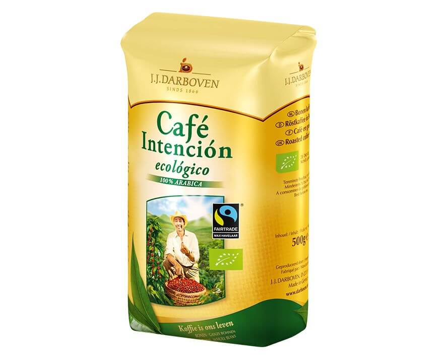 Кофе в зернах Cafe Intencion Ecologico Cafe Эспрессо, в/у 500 г, Darboven