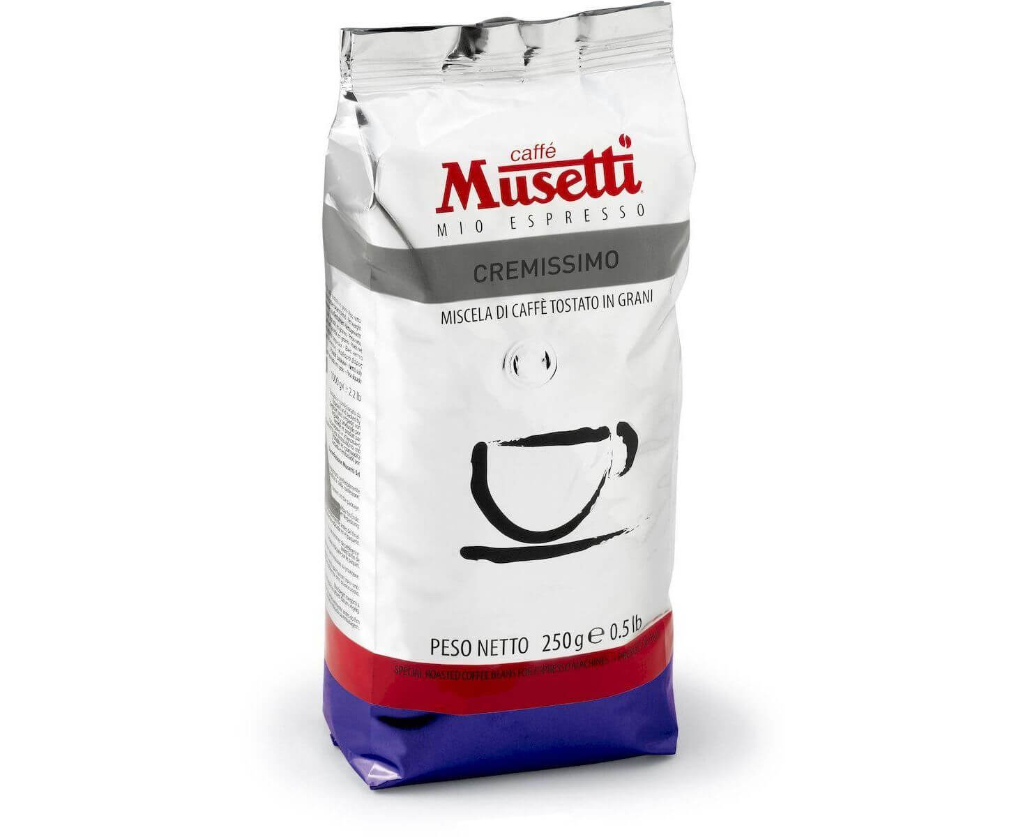 Кофе в зернах Cremissimo, 250 г, Musetti
