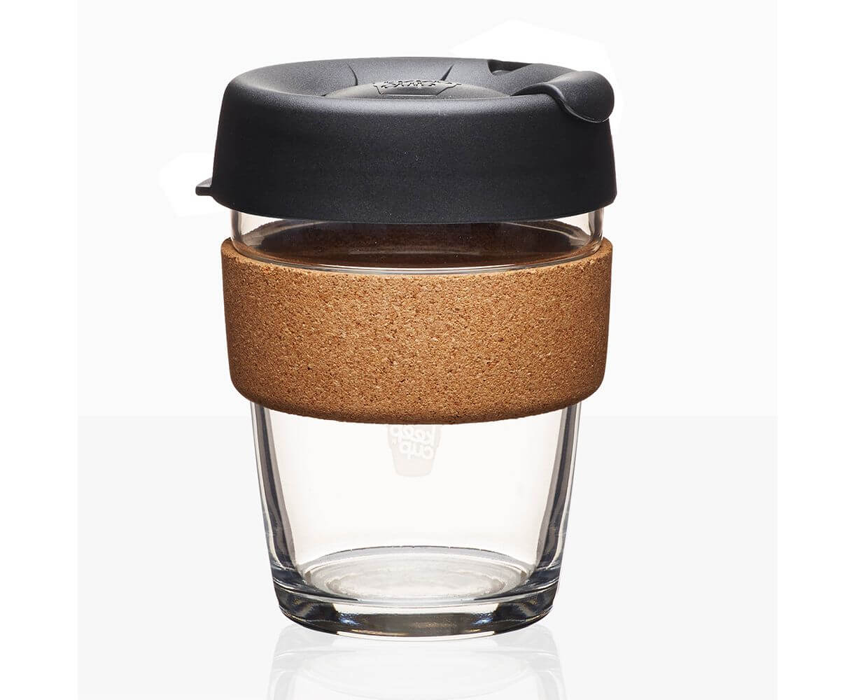 Кружка Espresso limited, 340 мл, черная, стекло, KeepCup