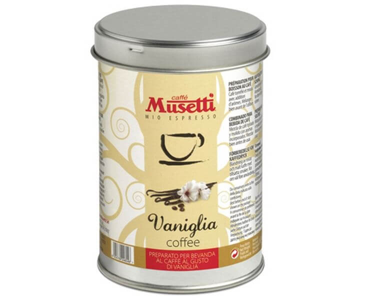 Кофе молотый ароматизированный "Ваниль", 125 г, Musetti