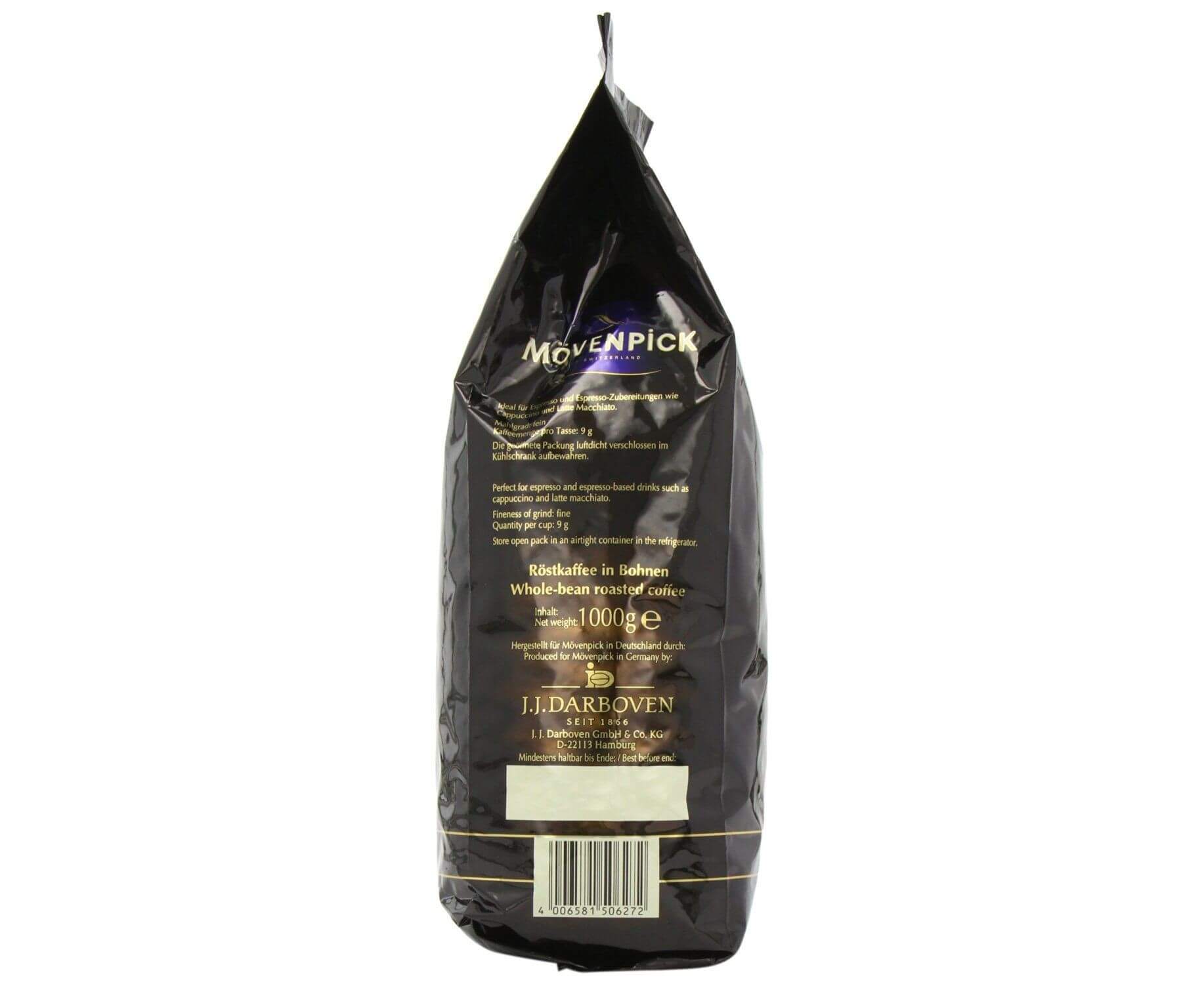 Кофе в зернах "Espresso", 1 кг, Movenpick