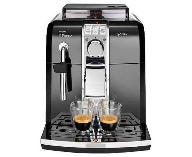 Кофемашина Syntia Focus Black ( PHILIPS SAECO HD-8833/19), черная, пластик, Saeco