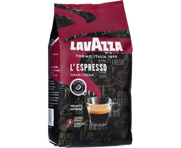 Кофе в зернах Gran Crema Espresso, пакет 1 кг, Lavazza