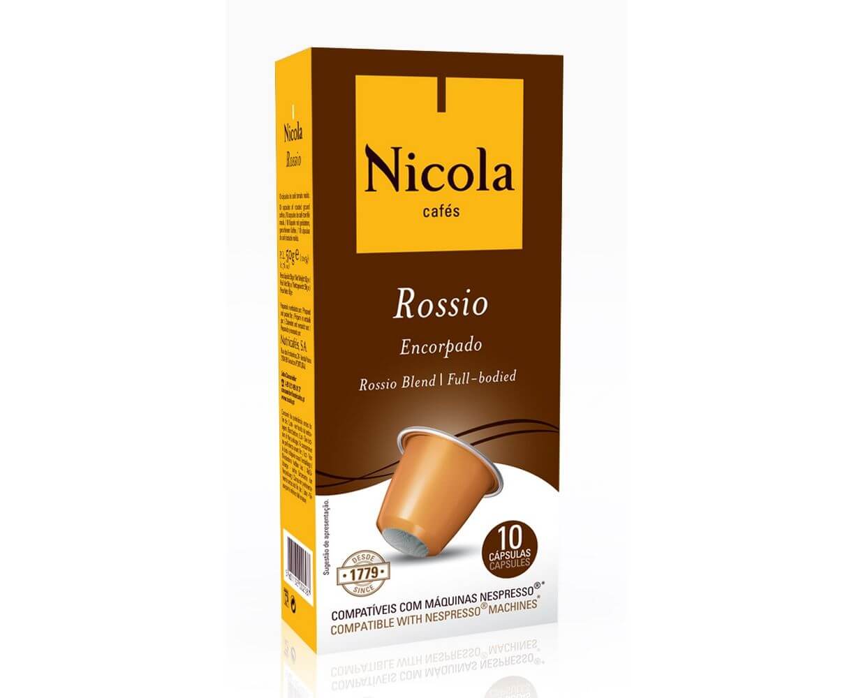 Кофе в капсулах ROSSIO, 10 шт., Nicola