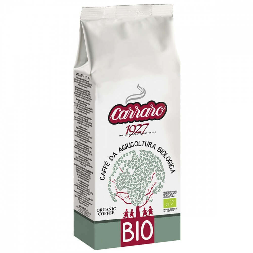 Кофе Carraro "Bio", в зернах, 500 гр