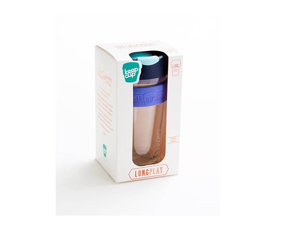 Кружка Longplay Roast, 454 мл, цвет шоколад, стекло, KeepCup