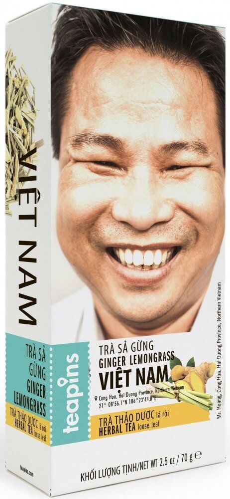 Чай Teapins из коллекции Farmer's Tea "Ginger Lemongrass", травяной, 70 гр