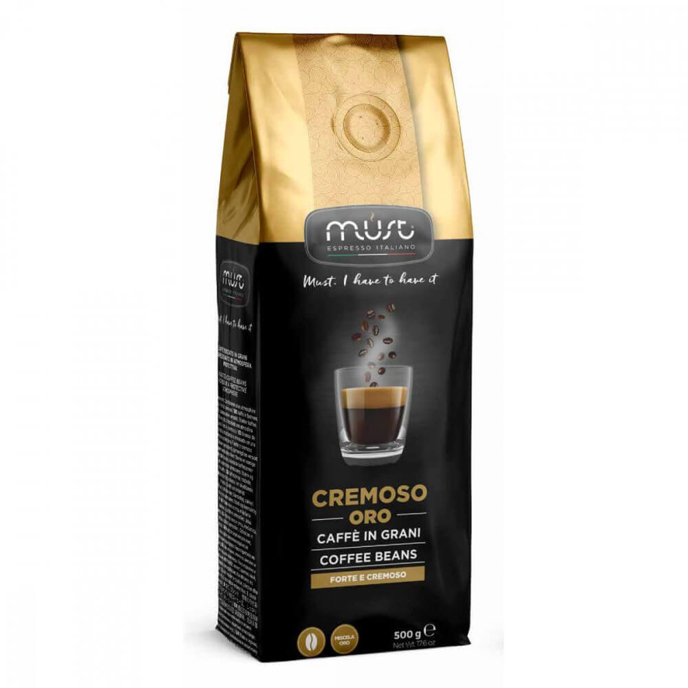 Кофе Must "Cremoso oro", в зернах, 500 гр