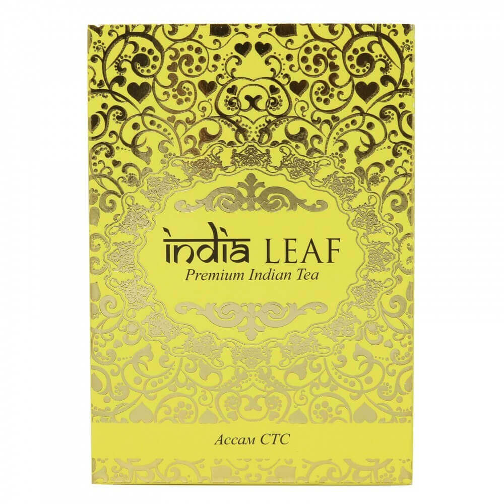 Чай India leaf "Ассам  стс", черный гранулированный, 100 гр