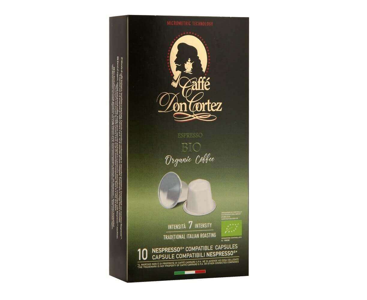 Кофе в капсулах DON CORTEZ (N) BIO, 10 шт., Carraro