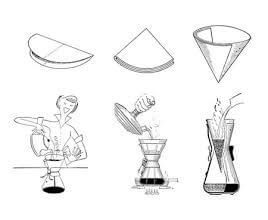 Кофеварка CM-8GH, на 1-8 порций, Chemex