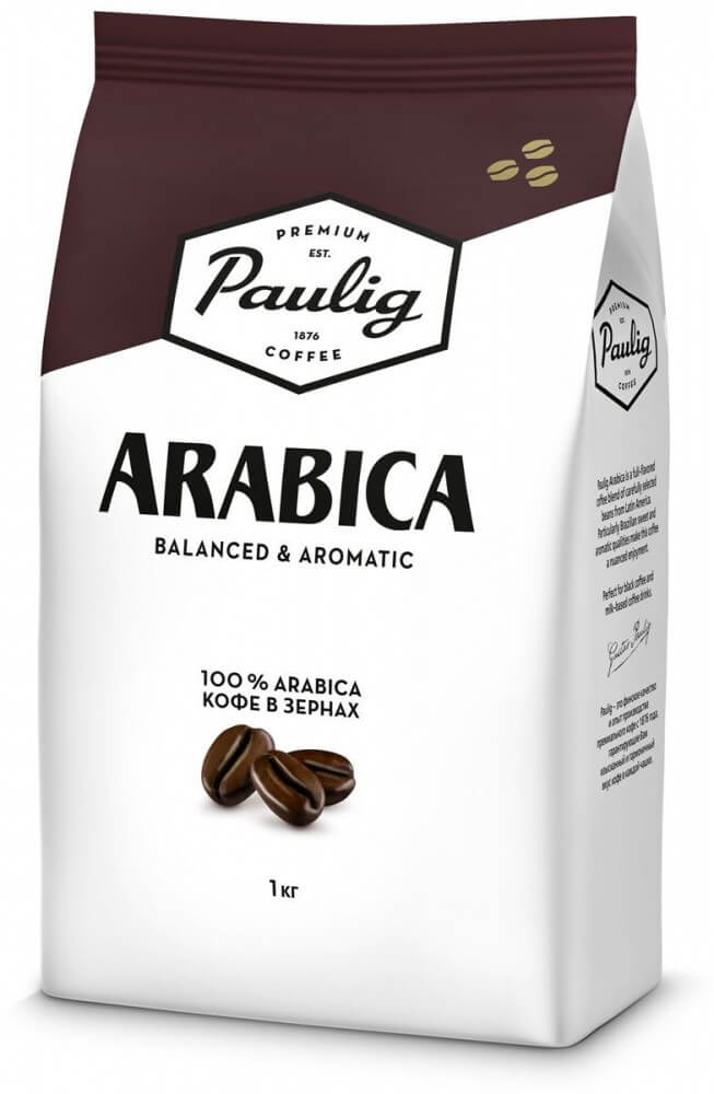 Кофе Paulig "Arabica", в зёрнах, 1000 гр