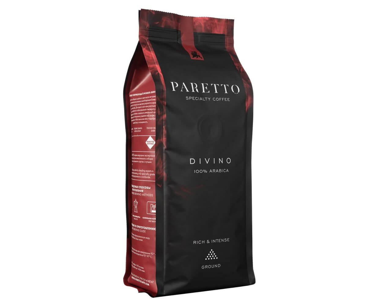 КОФЕ МОЛОТЫЙ SCR PARETTO DIVINO, 250 Г, В/У