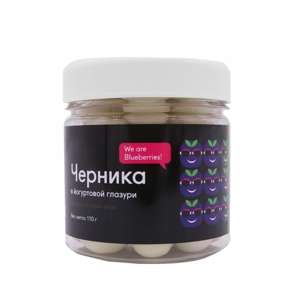 Черника в йогуртовой глазури SNACK SNACK, 110 гр