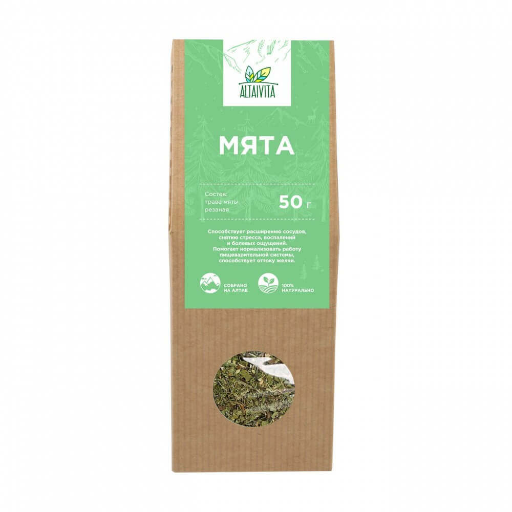 Травяной чай Алтайвита "Мята", 50 гр
