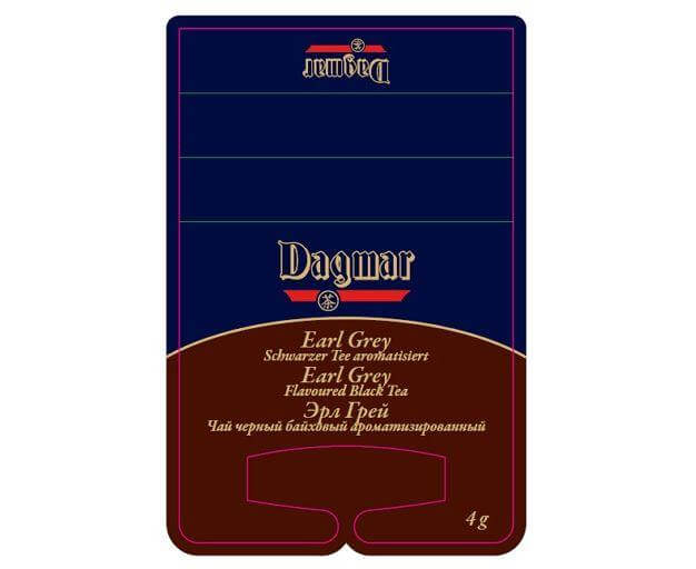 Чай черный пакетированный для чайника Эрл Грей, 20х4 г, Dagmar