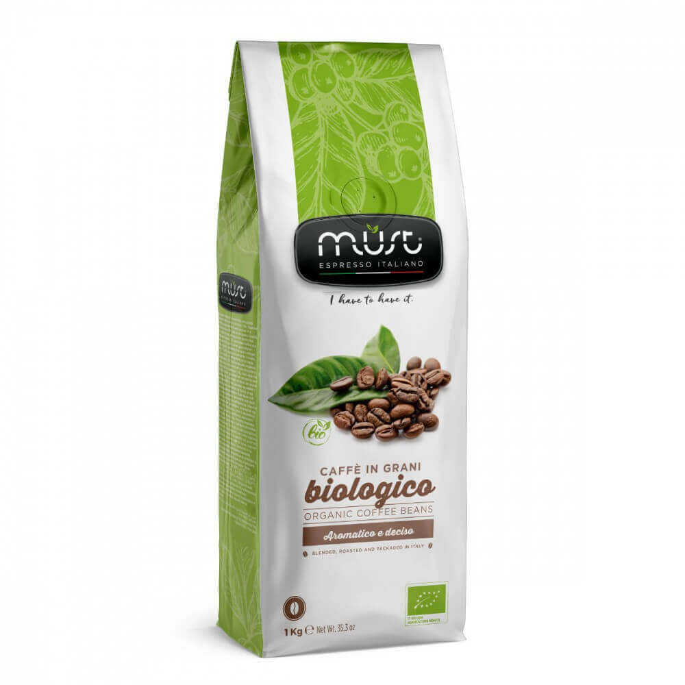 Кофе Must "Biologico", в зернах, 1000 гр