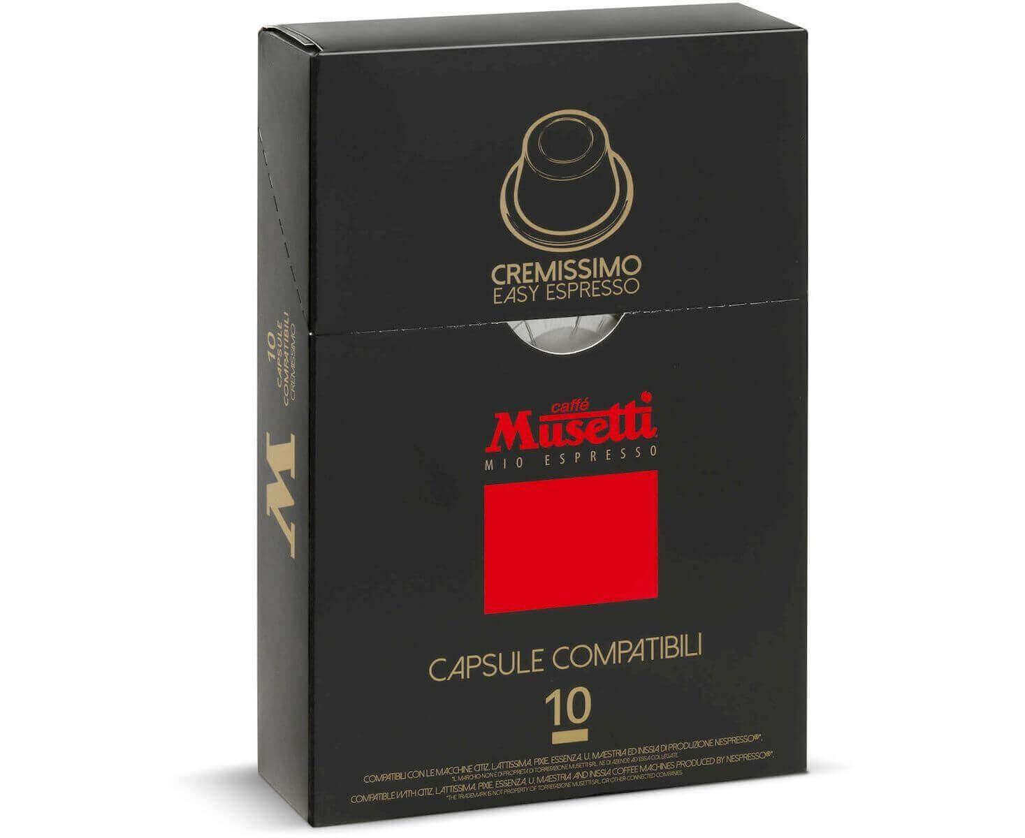 Кофе в капсулах Cremissimo, 10 шт., 50 г, Musetti
